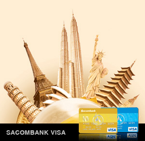 Điều kiện và thủ tục để làm thẻ tín dụng quốc tế Sacombank Visa (5829)