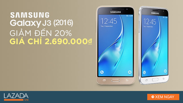 Mua Samsung Galaxy J3 – tiết kiệm 18% (3745)