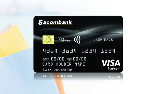 Sacombank phát hành thẻ tín dụng hoàn tiền không giới hạn (8598)